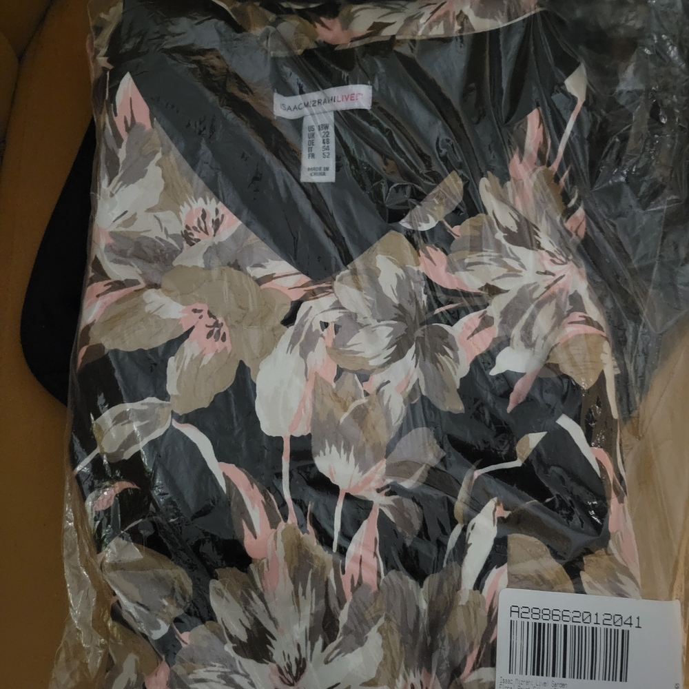 Isaac Mizrahi Black and Cream Dress